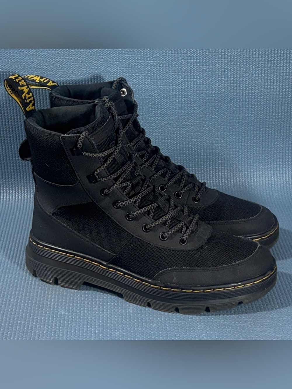 Dr. Martens Combs Tech Boot Black Lace-Up Men’s Size 10